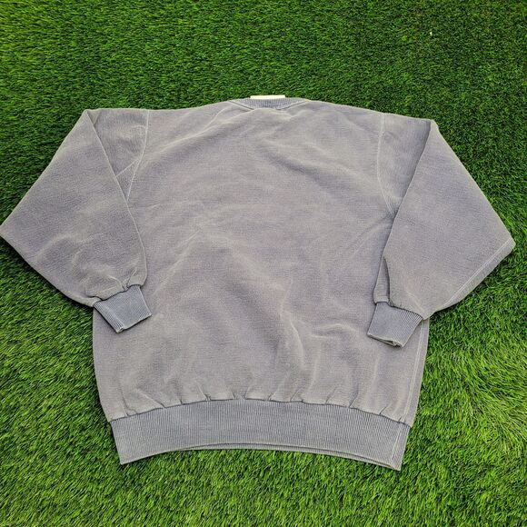 Vintage Michigan Wolverines Sweatshirt Large 25x28 Blue - Picture 2 of 12